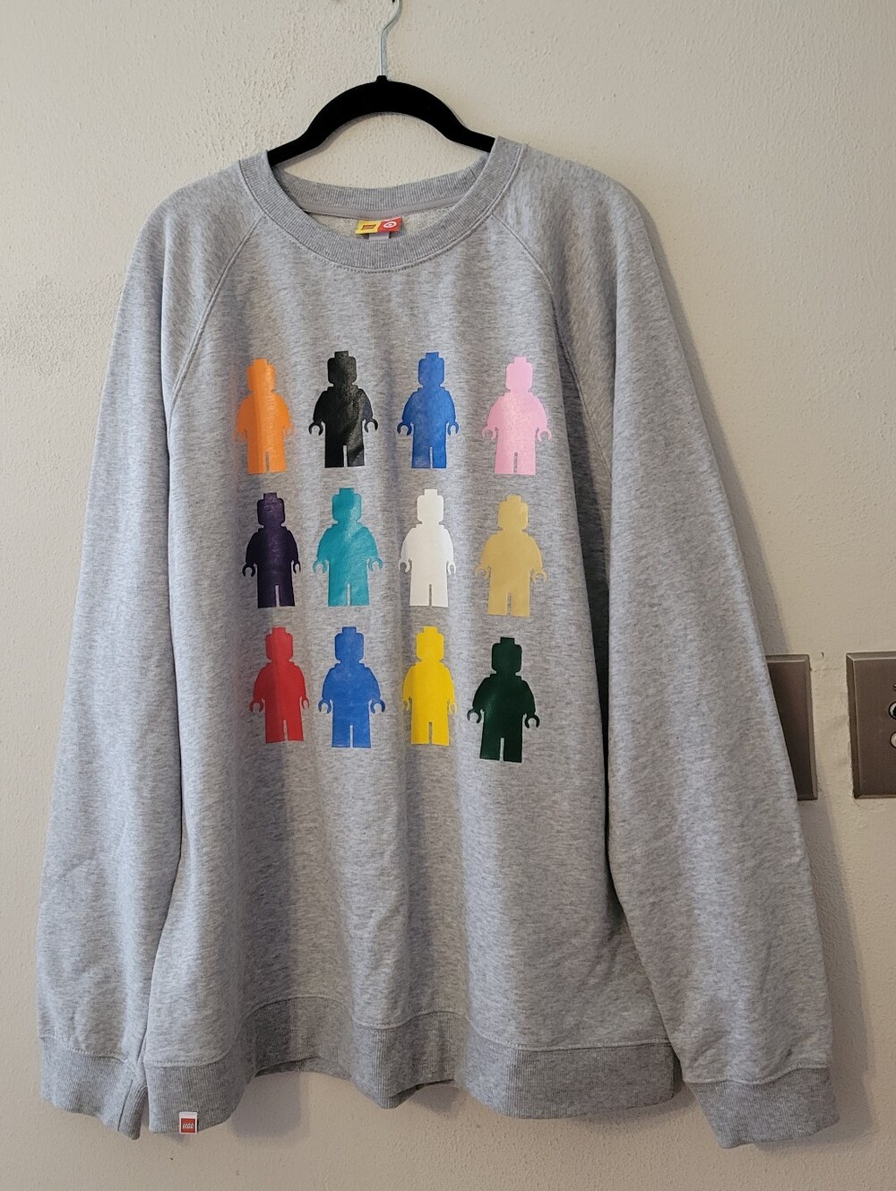 Lego X Target Minifigure Sweatshirt - Heather grey, multi